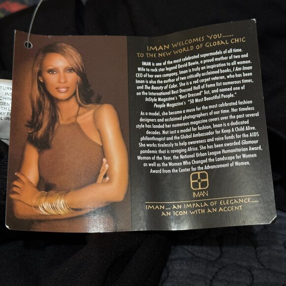 Iman Global Chic Slip into Slim Perfect Ponte Ankle Pant, Black, Large - Picture 11 of 13